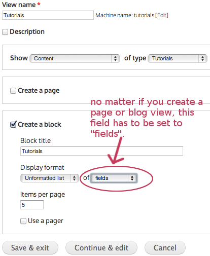 screenshot of drupal tutorial