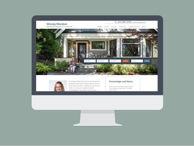 Wendy Moreton Real Estate Website Design by Virtual Wave Media