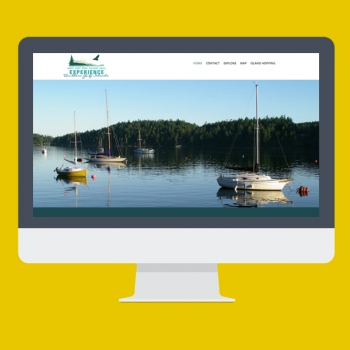 homepage look southern gulf islands designed by Virtual Wave Media